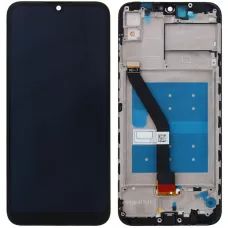 Дисплей Huawei Y6 2019 /Y6 Prime 2019 /Y6 Pro 2019 /Y6s 2019 /Honor 8A /8A Pro /8A Prime черный, оригинал PRC с рамкой