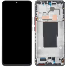 Дисплей Xiaomi 12T/Xiaomi 12T Pro черный, Amoled, REF, с рамкой