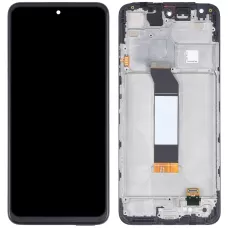 Дисплей Xiaomi Redmi Note 10 5G/Poco M3 Pro 5G черный, оригинал PRC с рамкой