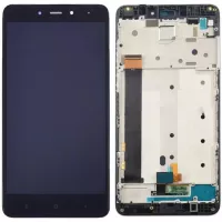 Дисплей Xiaomi Redmi Note 4 Snapdragon черный, с рамкой (Индийская версия)