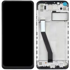 Дисплей Xiaomi Redmi Note 9/Redmi 10X 4G черный, оригинал PRC с рамкой