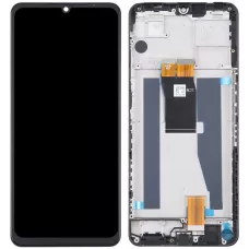 Дисплей ZTE Blade V50 Vita черный, с рамкой