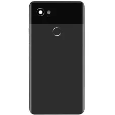 Задняя крышка Google Pixel 2 XL черная, Just Black, оригинал PRC + стекло камеры