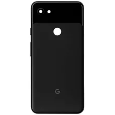 Задняя крышка Google Pixel 3a XL черная, Just Black, оригинал PRC + стекло камеры