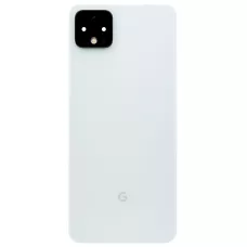 Задняя крышка Google Pixel 4 белая, Clearly White, оригинал PRC + стекло камеры