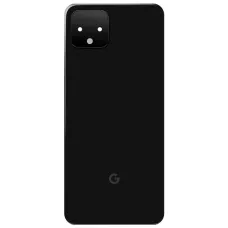 Задняя крышка Google Pixel 4 черная, Just Black, оригинал PRC + стекло камеры