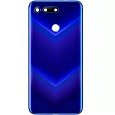 Задняя крышка Honor V20 синяя, Phantom Blue, оригинал PRC + стекло камеры