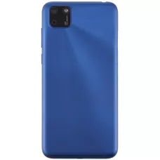 Задняя крышка Huawei Y5p синяя, Phantom Blue, оригинал PRC + стекло камеры