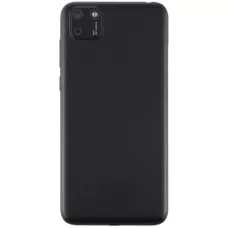 Задняя крышка Huawei Y5p черная, Midnight Black, оригинал PRC + стекло камеры