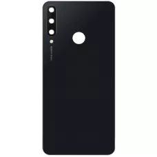 Задняя крышка Huawei Y6p черная, Midnight Black, оригинал PRC + стекло камеры