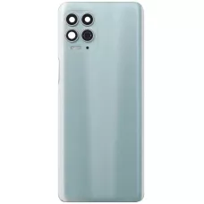 Задняя крышка Motorola XT2125 Moto G100 голубая, Iridescent Sky, оригинал PRC + стекло камеры