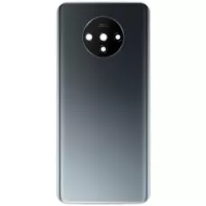 Задняя крышка OnePlus 7T серебристая, Frosted Silver, оригинал PRC + стекло камеры