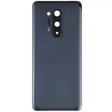 Задняя крышка OnePlus 8 Pro черная, Onyx Black, оригинал PRC + стекло камеры