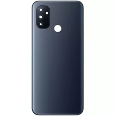 Задняя крышка OnePlus Nord N100 серая, Midnight Frost, оригинал PRC + стекло камеры