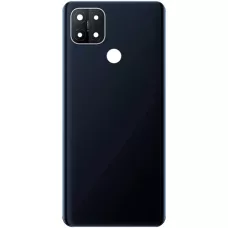 Задняя крышка Oppo A15/A15s/A35 черная, Dynamic Black, оригинал PRC + стекло камеры
