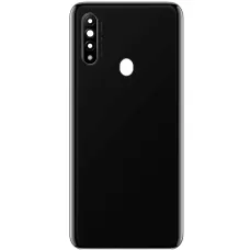 Задняя крышка Oppo A31 2020 черная, Mystery Black, оригинал PRC + стекло камеры