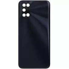 Задняя крышка Oppo A52/A72/A92 черная, Twilight Black. оригинал PRC + стекло камеры