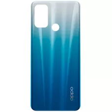 Задняя крышка Oppo A53 4G 2020/A53s/A32/A33 2020 голубая, Fancy Blue, оригинал PRC