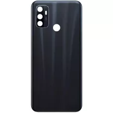 Задняя крышка Oppo A53 4G 2020/A53s/A32/A33 2020 черная, Electric Black, оригинал PRC + стекло камеры