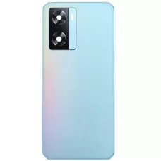 Задняя крышка Oppo A57s голубая, Sky Blue + стекло камеры