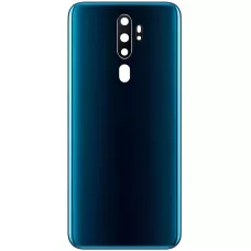 Задняя крышка Oppo A9 2020 зеленая, Marine Green, оригинал PRC + стекло камеры
