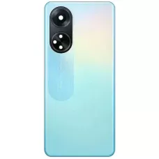 Задняя крышка Oppo A98 голубая, Dreamy Blue, оригинал PRC + стекло камеры