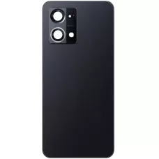Задняя крышка Oppo Reno 7 4G черная, Cosmic Black, оригинал PRC + стекло камеры