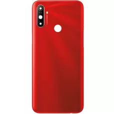 Задня кришка Realme C3 (3 камери) червона, Blazing Red, оригінал PRC + скло камери