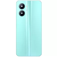 Задня кришка Realme C33 2023 блакитна, Aqua Blue, оригінал PRC + скло камери
