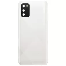 Задняя крышка Samsung A025 Galaxy A02s/M025 белая + стекло камеры