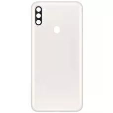Задняя крышка Samsung A115 Galaxy A11 белая, оригинал PRC + стекло камеры