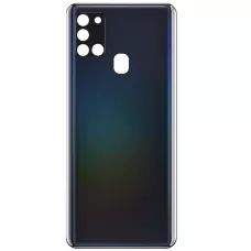 Задняя крышка Samsung A217 Galaxy A21s черная, оригинал PRC + стекло камеры