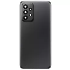 Задняя крышка Samsung A235 Galaxy A23 черная, оригинал PRC + стекло камеры