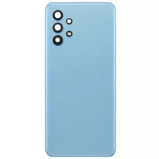 Задняя крышка Samsung A326 Galaxy A32 5G голубая, Awesome Blue, оригинал PRC + стекло камеры