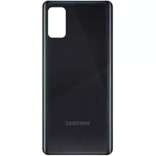 Задняя крышка Samsung A415 Galaxy A41 черная, Prism Crush Black, оригинал PRC