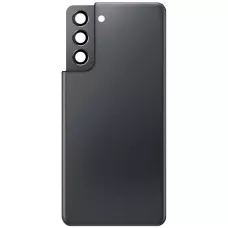 Задняя крышка Samsung G991 Galaxy S21 5G серая, Phantom Gray, оригинал PRC + стекло камеры