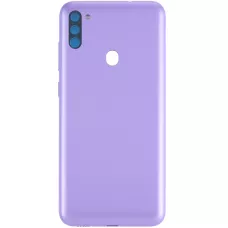 Задняя крышка Samsung M115 Galaxy M11 фиолетовая, Violet, оригинал PRC + стекло камеры