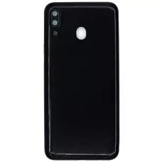 Задняя крышка Samsung M205 Galaxy M20 черная, Charcoal Black + стекло камеры