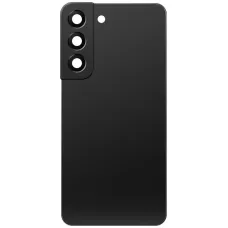 Задня кришка Samsung S901 Galaxy S22 5G чорна, Phantom Black, оригінал PRC + скло камери