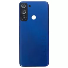 Задняя крышка Tecno Pop 5 LTE BD4i синяя, Deepsea Luster + стекло камеры