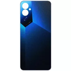 Задняя крышка Tecno Pova 4 LG7n синяя, Cryolite Blue