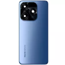 Задняя крышка Tecno Spark 10C, синий, Meta Blue + стекло камеры