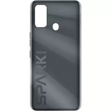Задняя крышка Tecno Spark 7 KF6 черная, Magnet Black