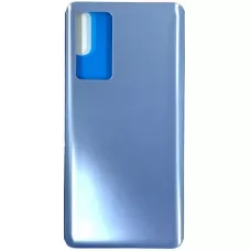 Задняя крышка Xiaomi 12 Pro голубая, Blue, глянцевая