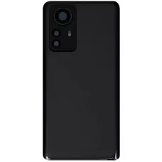 Задня кришка Xiaomi 12 Pro сіра, Gray, матова, оригінал PRC + скло камери