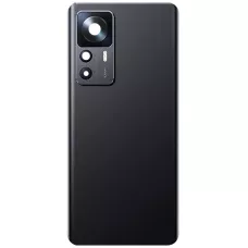 Задняя крышка Xiaomi 12T черная, оригинал PRC + стекло камеры