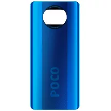 Задняя крышка Xiaomi Poco X3/X3 NFC синяя, Cobalt Blue, 64MP