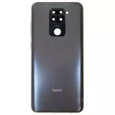 Задняя крышка Xiaomi Redmi Note 9/Redmi 10X 4G серая, Midnight Grey + стекло камеры