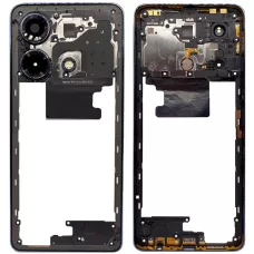 Рамка корпуса Infinix Note 30 голубая, Interstellar Blue + стекло камеры, снята
