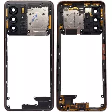 Рамка корпуса Infinix Zero 5G 2023 оранжевый, Coral Orange + стекло камеры